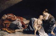 Orazio Gentileschi Rest on the Flight to Egypt oil painting reproduction